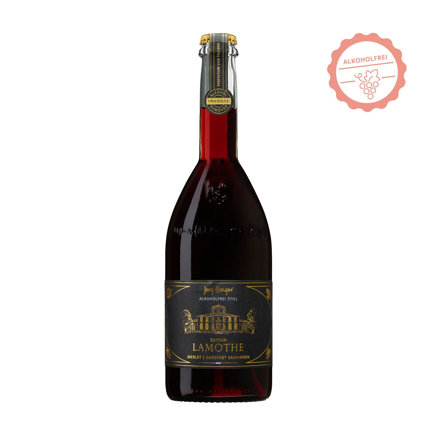 Jörg Geiger Edition Lamothe Merlot Cabernet Sauvignon herb Alkoholfrei