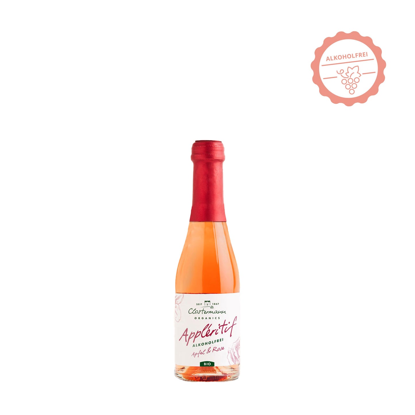 Clostermann Appléritif Apfel & Rose Alkoholfrei Piccolo