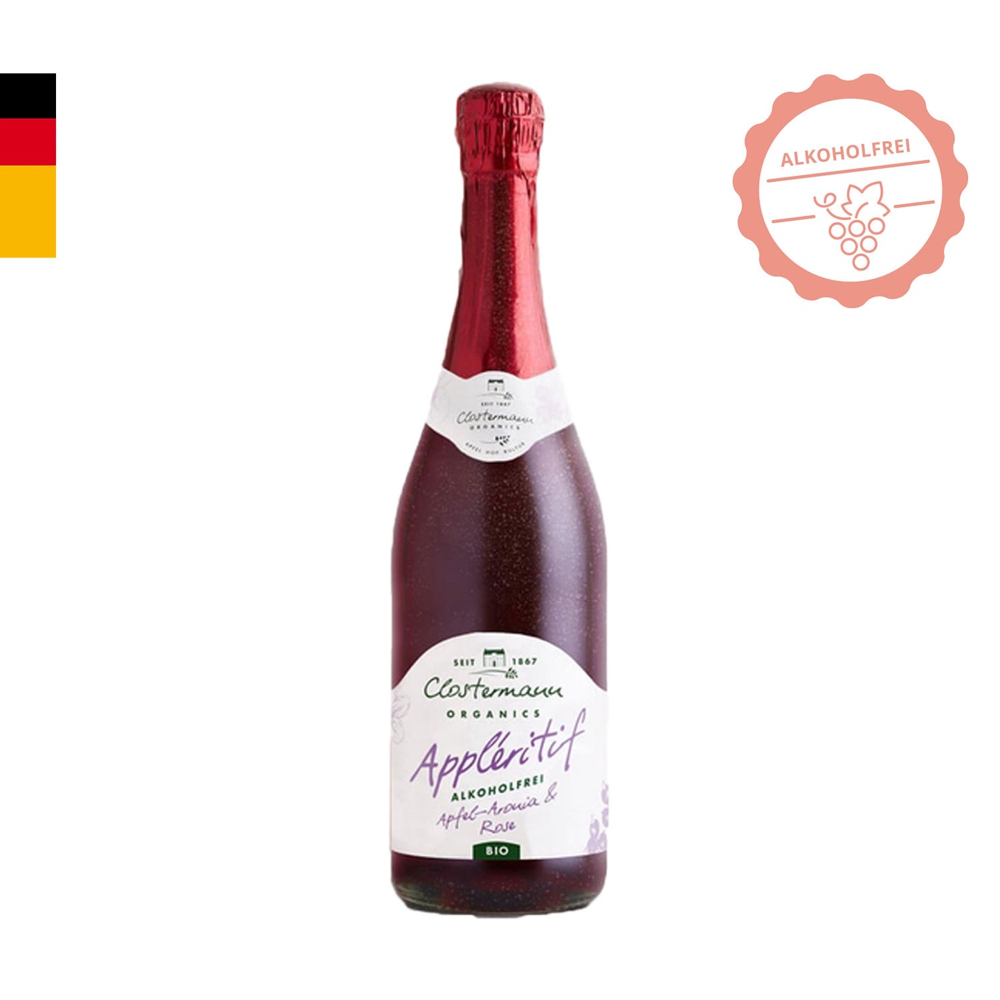 Clostermann Appléritif Apfel-Aronia & Rose Alkoholfrei