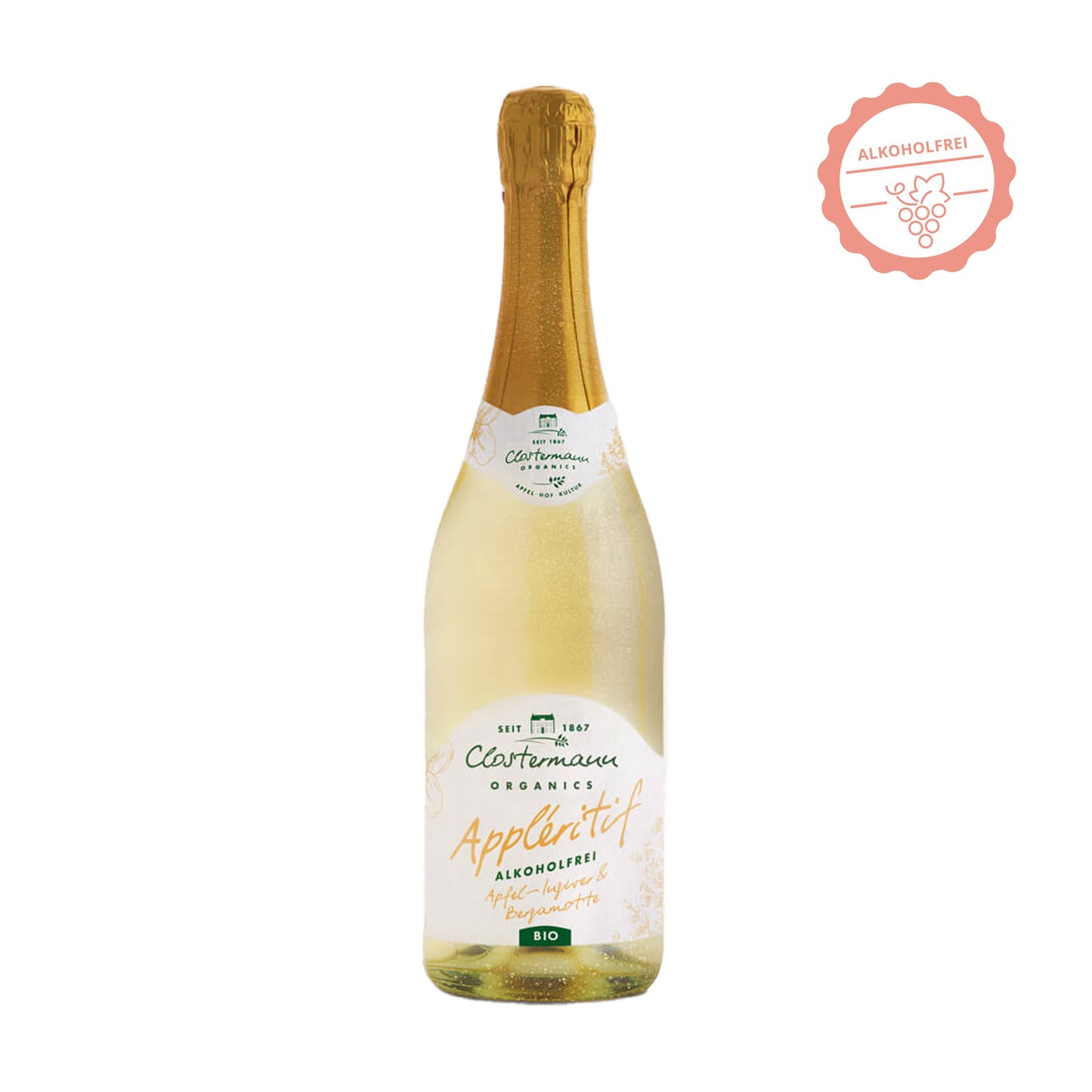 Clostermann Appléritif Apfel – Ingwer & Bergamotte Alkoholfrei