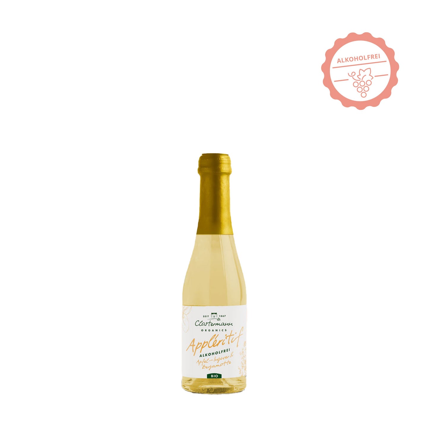 Clostermann Appléritif Apfel – Ingwer & Bergamotte Alkoholfrei Piccolo