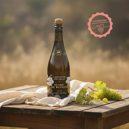 Jörg Geiger Blanc de Blancs mit Chardonnay Alkoholfrei herb