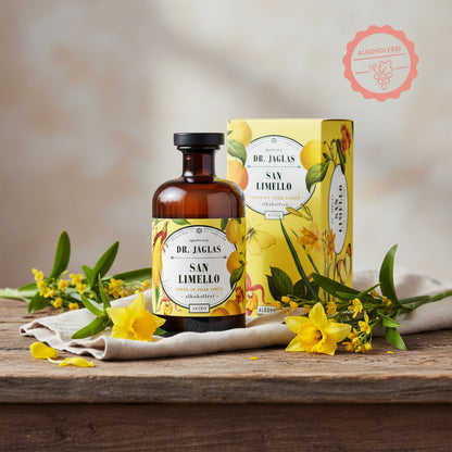 Dr. Jaglas San Limello Alkoholfreier Limoncello 0,5l inklusive Geschenkverpackung
