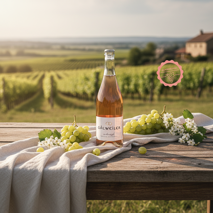 Gälweiler vin the vic joh TraubenSecco Rosé feinherb Alkoholfrei